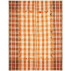 Vidal Tapis de Laine Jajim Orange 209x158