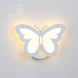 Stoex Applique Murale Papillon - Blanc Chaud