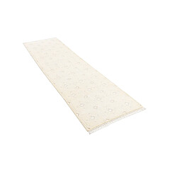 Vidal Tapis de couloir en laine 302x79 beige Darya