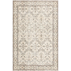 Vidal Tapis de laine Ultra Vintage - Beige - 264x165 cm