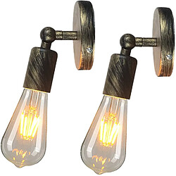 Stoex Applique Murale Rétro Fer