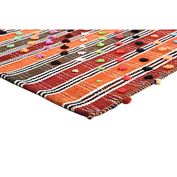 Vidal Tapis de laine 214x148 orange Jajim