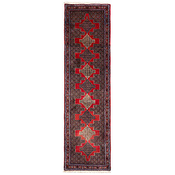 Tapis de Couloir en Laine Vidal Rouge Birdjend