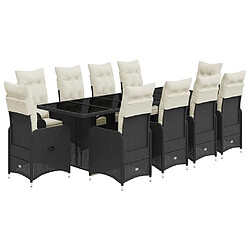 vidaXL Ensemble de bistro de jardin 11 pcs