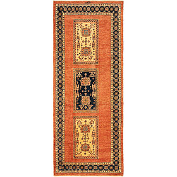 Vidal Tapis de couloir en laine 206x83 rouge Kashkuli