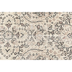 Vidal Tapis de laine Ultra Vintage - Beige - 264x165 cm