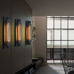 Stoex - Lampe Murale Vintage Industrielle - Noir