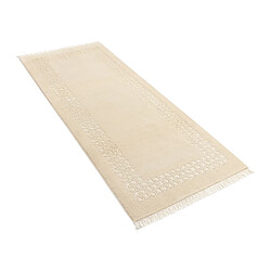 Vidal Tapis de couloir en laine 203x79 brun Darya