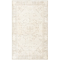 VIDAL Tapis de Laine Ultra Vintage - Brun