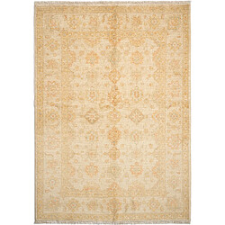 VIDAL Tapis de Laine 214x148 Beige Kaizar