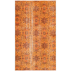 Vidal Tapis Ultra Vintage laine orange 196x114