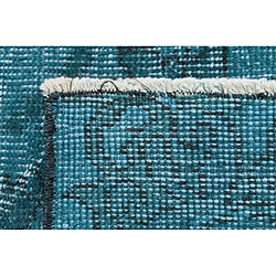 VIDAL Tapis de laine turquoise 295x198 cm