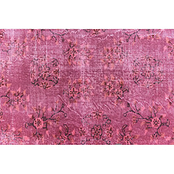 Vidal Tapis De Laine 267x155 Rose Ultra Vintage