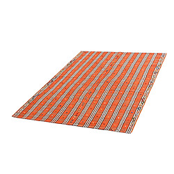 Vidal Tapis de laine 197x143 orange Jajim