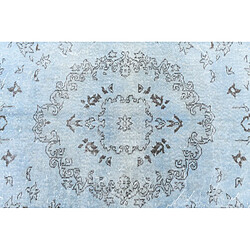 Vidal Tapis de laine 287x168 Bleu Ultra Vintage