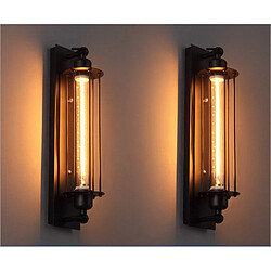 Avis Stoex Applique murale vintage métal - Noir