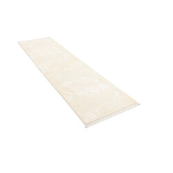 VIDAL Darya Tapis de Couloir en Laine Beige 305x84 cm