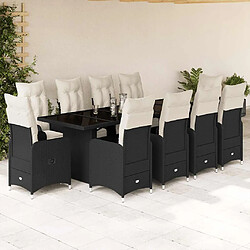vidaXL Ensemble de bistro de jardin 11 pcs