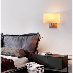 Acheter Stoex Applique murale bois verre - Blanc