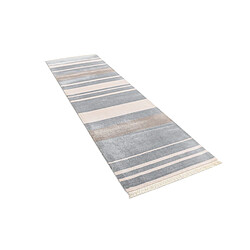 VIDAL Tapis couloir Darya - Gris 297x84 cm