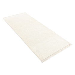 Vidal Tapis de couloir en laine 203x79 beige Darya