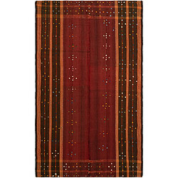 Tapis de laine VIDAL 231x140 - Rouge