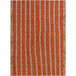 Vidal Tapis de laine 197x143 orange Jajim