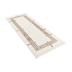 Vidal Tapis de couloir en laine 198x79 beige Darya