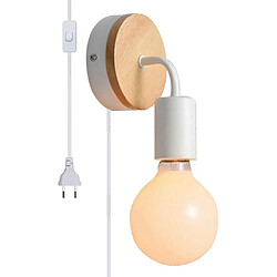 Stoex Applique Murale Vintage Blanche