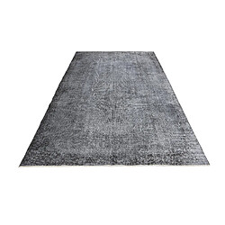 Avis Vidal Tapis de laine 290x175 gris Ultra Vintage