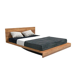 BIM FURNITURE Bim_furniture Lit Paul 160x200 - Chêne massif