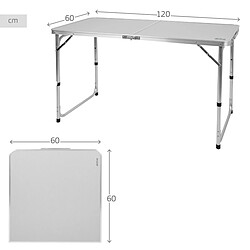 Acheter Aktive Table d'appoint pliante - Gris