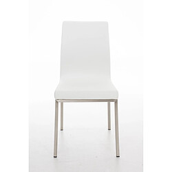 Décoshop26 Chaise épurée - Blanc