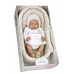 Arias poupée bébé classique avec nacelle pas cher