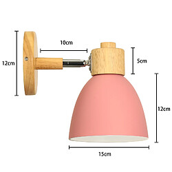 Stoex - Applique murale en bois nordique pas cher