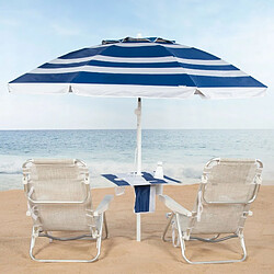 Aktive Parasol déporté rond - Gris