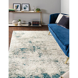 Hadorn Tapis shaggy - Lachen Haze - 90x62 cm - Vert