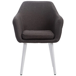 Decoshop26 Fauteuil Gris Foncé