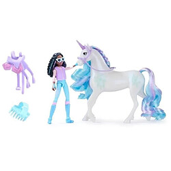 Spin master coffret poupée et licorne Unicorn Academy Glacier & Layla