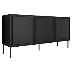 Bestmobilier Buffet bas Lavaggi - Noir