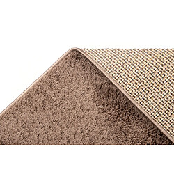 Hadorn Tapis Shaggy Luzern - Brun pas cher