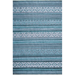 Hadorn Kriens Makaha Tapis vert - Motif naturel - 275x180 cm - Toucher doux - Fabrication durable