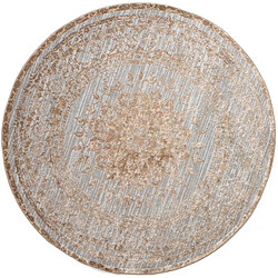 Hadorn Bern Spotlight - Beige Tapis décoratif - Design élégant - Dimensions 185 x 185 cm - Beige