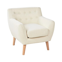 Beliani Fauteuil MOTALA - Beige clair