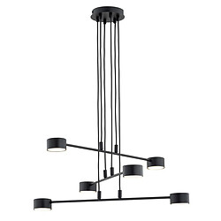 Epikasa Modus Suspension noire en acier - 6 x GX53 - 230V - 10W max LED - 70x100x70 cm