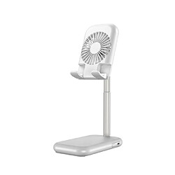 Support de téléphone portable W16 Support ventilateur multifonction - Ajustable - Compatible tablette jusqu'à 12,9 pouces