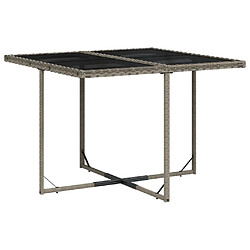 Acheter vidaXL Ensemble à manger jardin 5 pcs - Gris