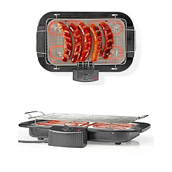 NEDIS Barbecue électrique - Non spécifié - 2000 W - 38 x 22 cm - Thermostat - Léger