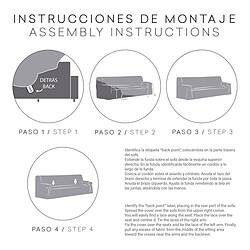 Eysa Housse de Fauteuil Levante - Gris 100x110x120 cm pas cher