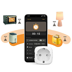Avizar prise connectée WiFi type E pas cher